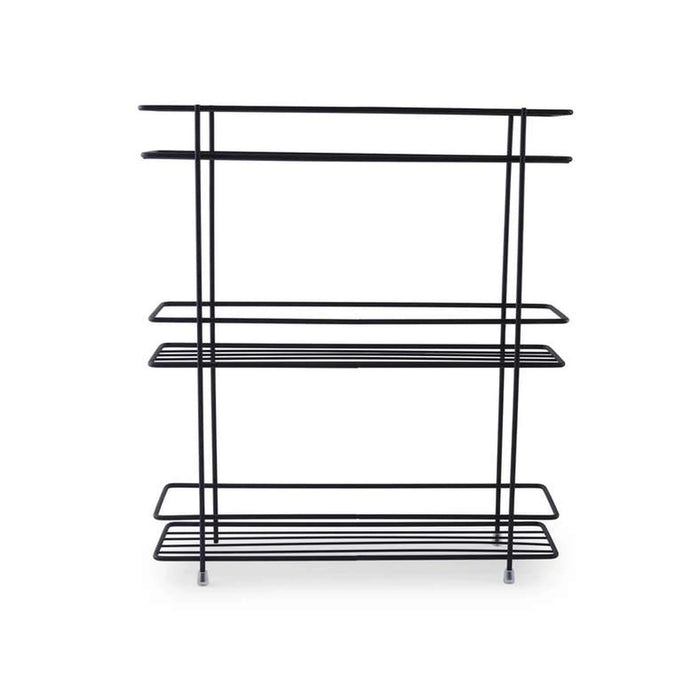 Essentials 3-Tier Spice Rack 33X8X28Cm - Black