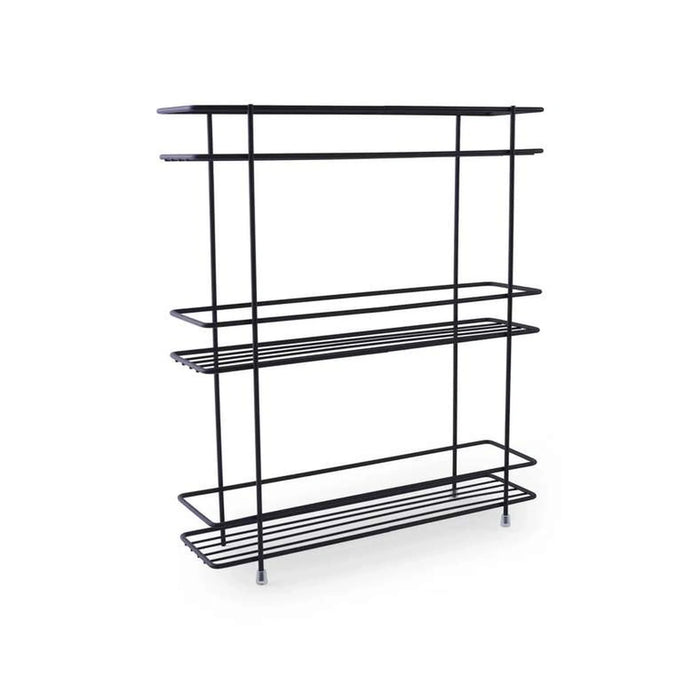 Essentials 3-Tier Spice Rack 33X8X28Cm - Black