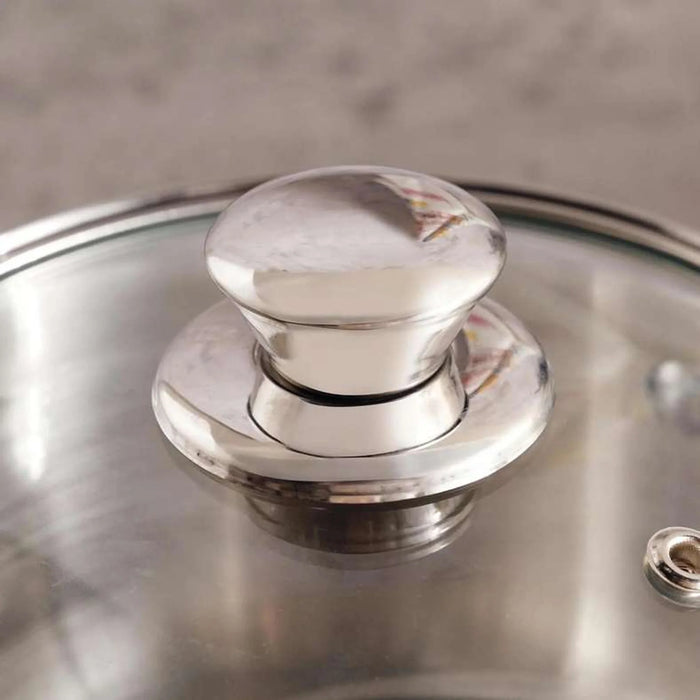 Essentials 4-Piece Cooking Pot -Chrome