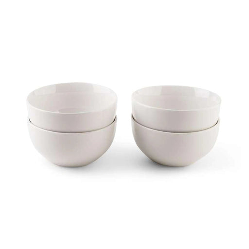 Essentials 4-Piece Porcelain Cereal Bowl - White Pan Home