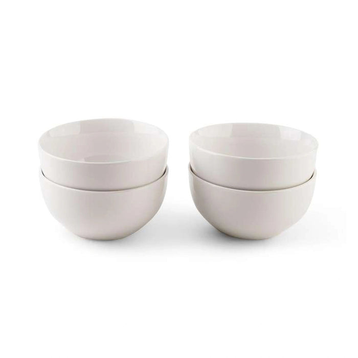 Essentials 4-Piece Porcelain Cereal Bowl - White Pan Home