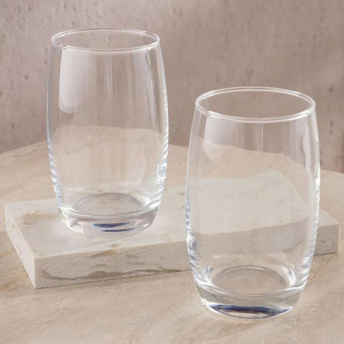 Essentials 6-Piece Highball Glass Set 390Ml -Clear