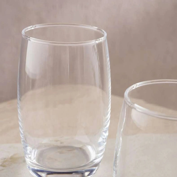 Essentials 6-Piece Highball Glass Set 390Ml -Clear