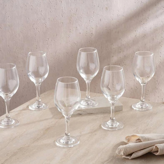 Essentials 6-Piece Stemware Glass Set 320Ml -Clear