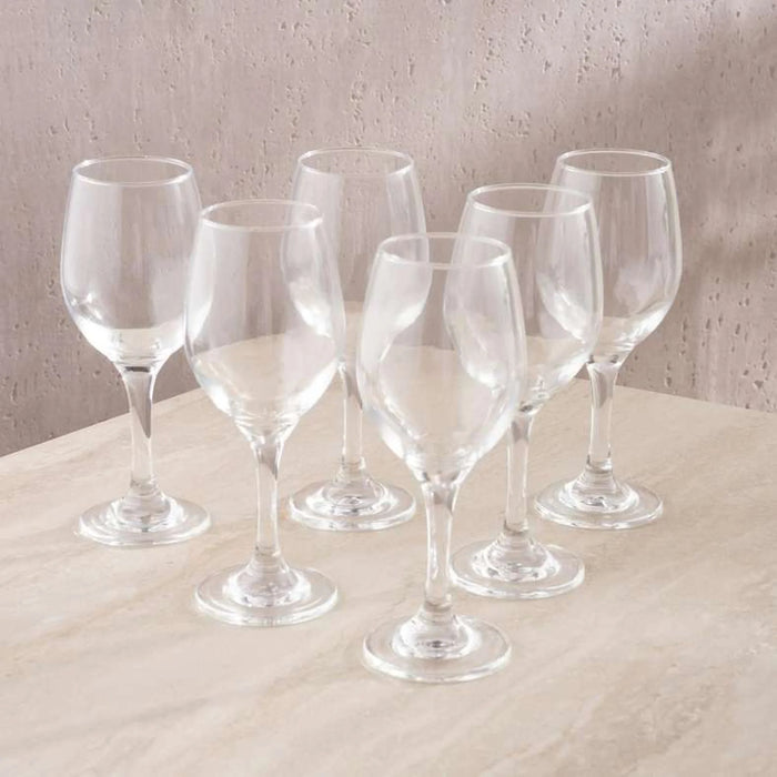 Essentials 6-Piece Stemware Glass Set 320Ml -Clear