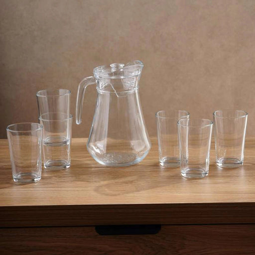 Essentials 7-Piece Drink Set - Clear Pan Home