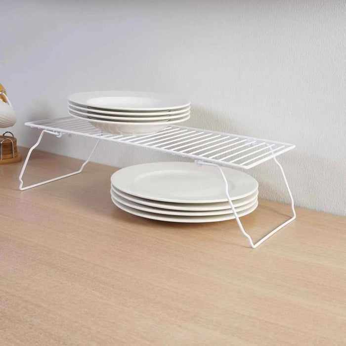 Essentials Foldable Shelf Organizer 47X21X14Cm - White Pan Home
