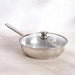 Essentials Fry Pan With Lid Dia24Cm -Chrome Pan Home