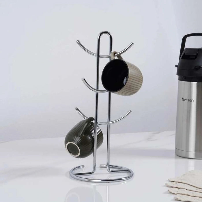 Essentials Mug Tree Dia17X33Cm - Chrome
