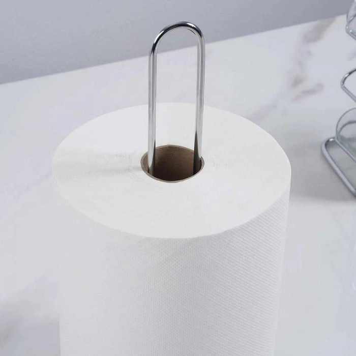 Essentials Paper Towel Holder - Chrome Pan Home