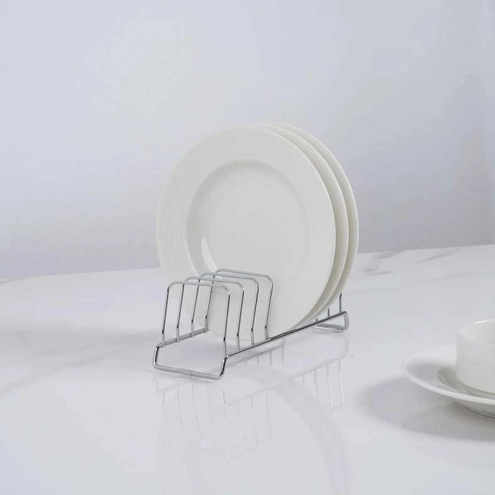 Essentials Plate Rack 9X9X28Cm -Chrome Pan Home