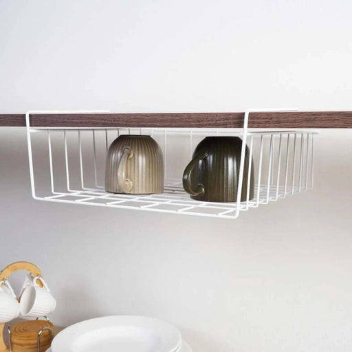 Essentials Under Shelf Organizer 34X32X10Cm - White Pan Home