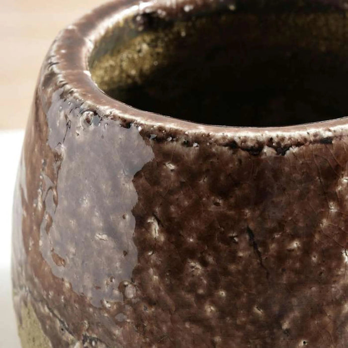Este Stoneware Pot 19.5X19.5X15Cm - Brown Pan Home