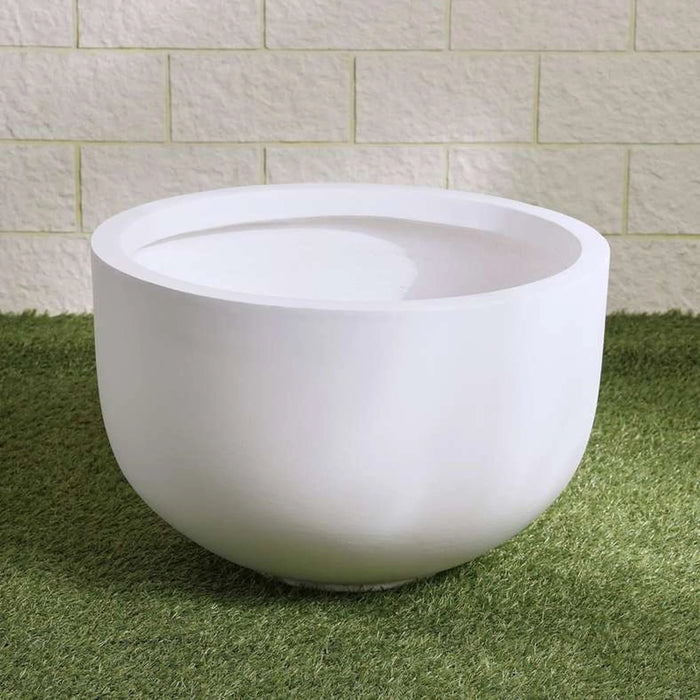 Estella Polyresin Planter 38X38X24Cm- White