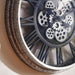 Esther Wall Clock With Gear 50.8X50.8X8.8cm- Black Pan Home