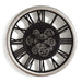 Esther Wall Clock With Gear 50.8X50.8X8.8cm- Black Pan Home