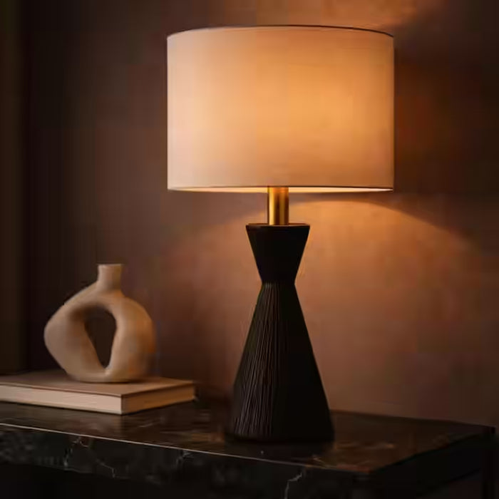 Estral E27 Polyresin Table Lamp 35.5X65Cm - Brown