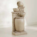 Eternity Polyresin Floor Fountain 33X25X83Cm - Beige Pan Home