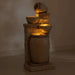 Eternity Polyresin Floor Fountain 33X25X83Cm - Beige Pan Home