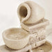 Eternity Polyresin Floor Fountain 33X25X83Cm - Beige Pan Home