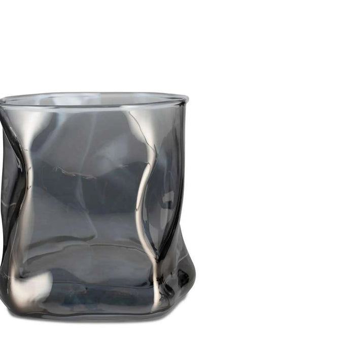 Ethan Electroplated 4-Piece Dof Glass Set 280Ml - Grey Pan Home