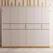 Etna 6 Door Wardrobe - Grey High Gloss Pan Home
