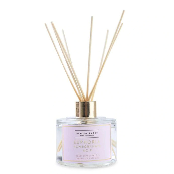 Euphoria Pomegranate Noir Reed Diffuser 200Ml - Clear