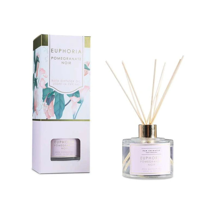 Euphoria Pomegranate Noir Reed Diffuser 200Ml - Clear