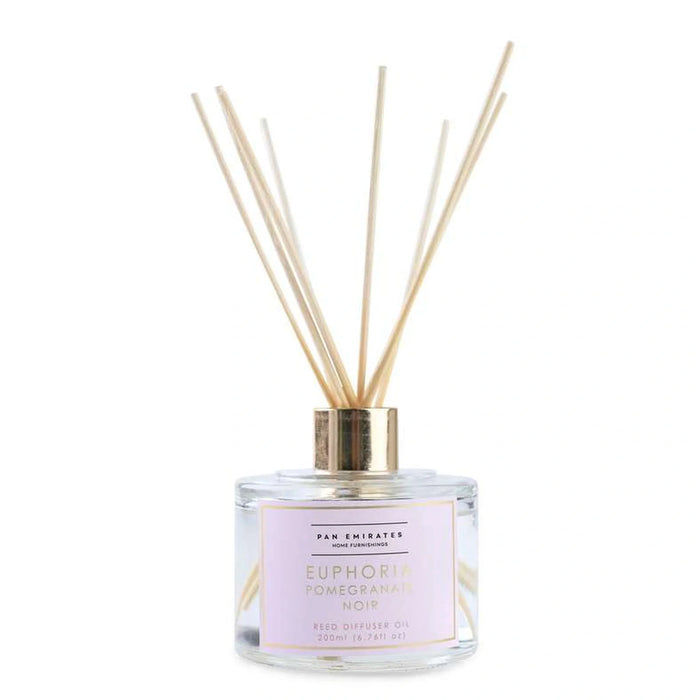 Euphoria Pomegranate Noir Reed Diffuser 200Ml - Clear