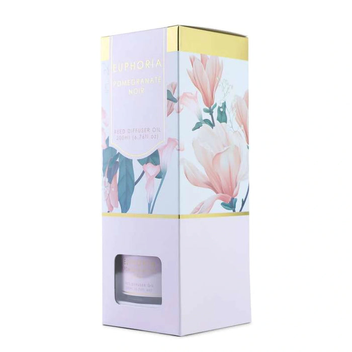 Euphoria Pomegranate Noir Reed Diffuser 200Ml - Clear