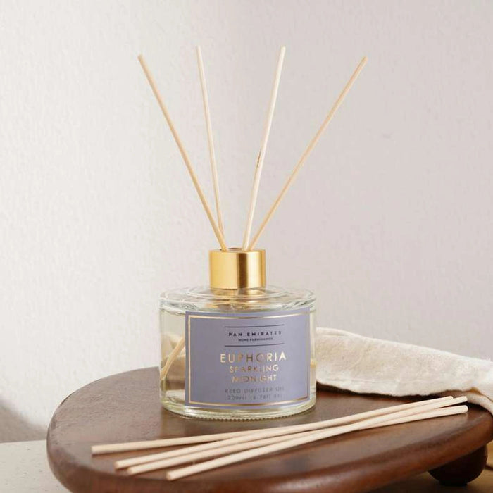 Euphoria Sparkling Midnight Reed Diffuser 200Ml - Clear Pan Home