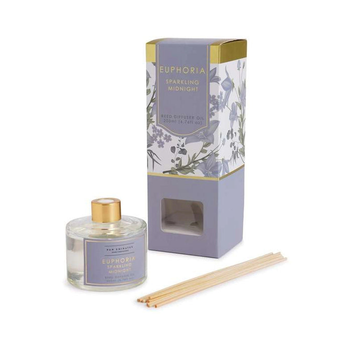 Euphoria Sparkling Midnight Reed Diffuser 200Ml - Clear Pan Home