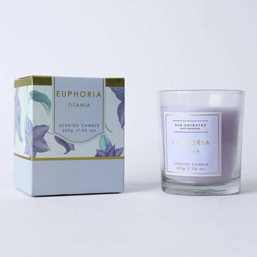 Euphoria Titania Jar Candle 200gm-Ivory Pan Home