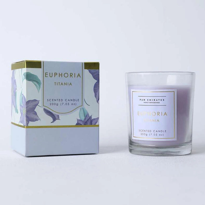 Euphoria Titania Jar Candle 200gm-Ivory Pan Home