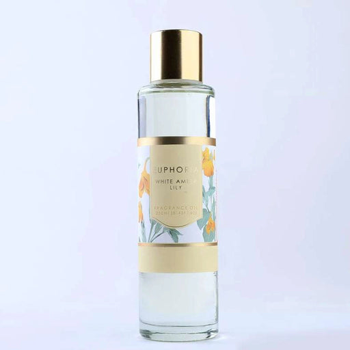 Euphoria White Amber Lily Fragrance Oil 250Ml-Yellow Pan Home