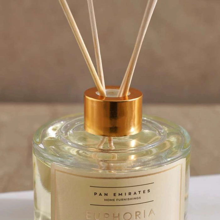 Euphoria White Amber Lily Reed Diffuser 200Ml - Clear