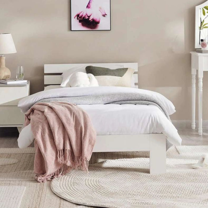 Everglades Kids Single Bed 90X190 Cm - White