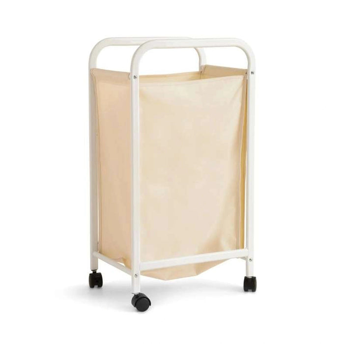 Evermore Laundry Hamper - White Pan Home