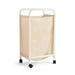 Evermore Laundry Hamper - White Pan Home