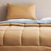 Everyday 2-Piece Reversible Single Comforter Set 135X220Cm - Metallic Blue/ Mustard Pan Home