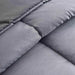 Everyday 2-Piece Reversible Single Comforter Set 135X220Cm - Silver/ Grey Pan Home