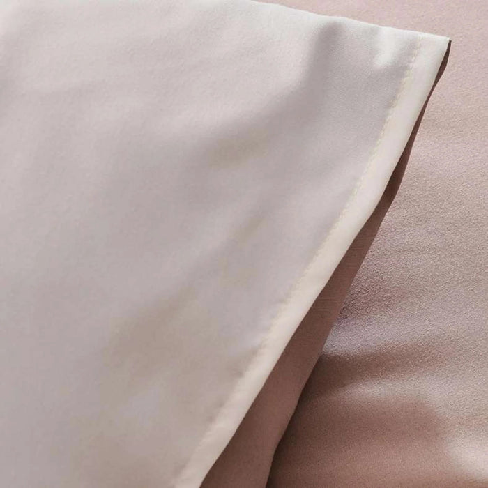 Everyday 3-Piece Reversible Full Comforter Set 160X220Cm - Dark Beige/Ivory Pan Home