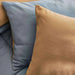 Everyday 3-Piece Reversible Full Comforter Set 160X220Cm - Metallic Blue/ Mustard Pan Home