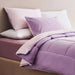 Everyday 3-Piece Reversible Full Comforter Set 160X220Cm - Pink/ Lilac Pan Home