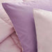 Everyday 3-Piece Reversible Full Comforter Set 160X220Cm - Pink/ Lilac Pan Home