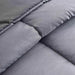 Everyday 3-Piece Reversible Queen Comforter Set 200X240Cm - Silver/ Grey Pan Home
