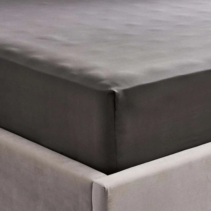 Everyday Full Fitted Sheet 120X200+33Cm.-Grey Pan Home