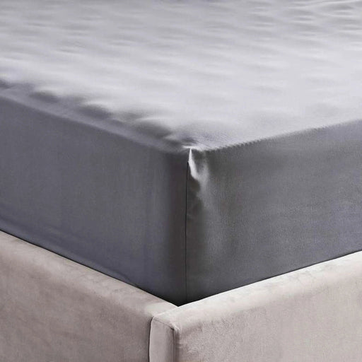 Everyday King Fitted Sheet 180X200+33Cm - Light Grey Pan Home