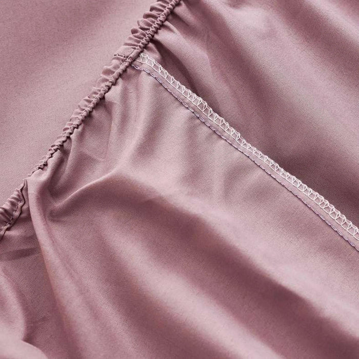 Everyday King Fitted Sheet 180X200+33Cm - Mauve Pan Home