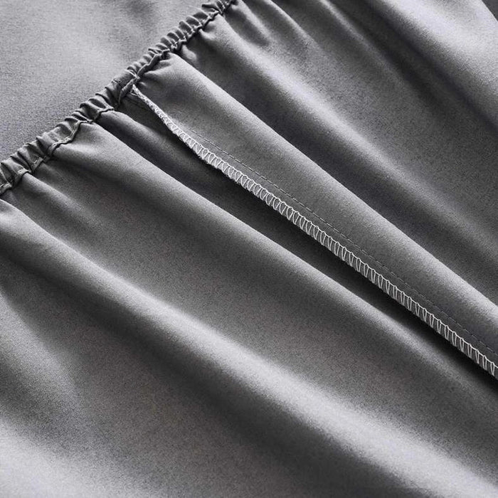 Everyday King Fitted Sheet 180X200+33Cm - Silver Pan Home